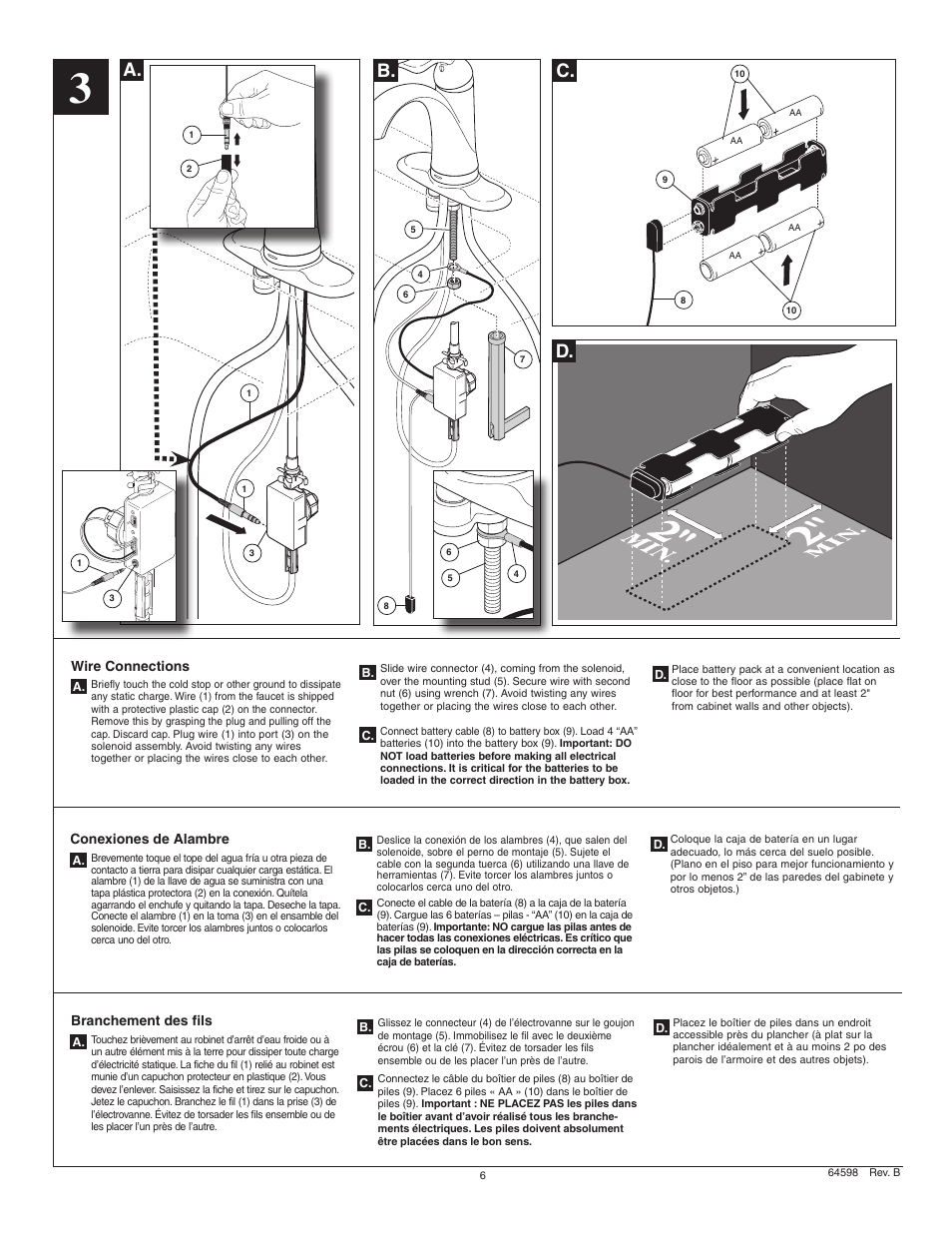 A. b, C. d | Factory Direct Hardware Delta 15938T-DST User Manual | Page 6 / 12