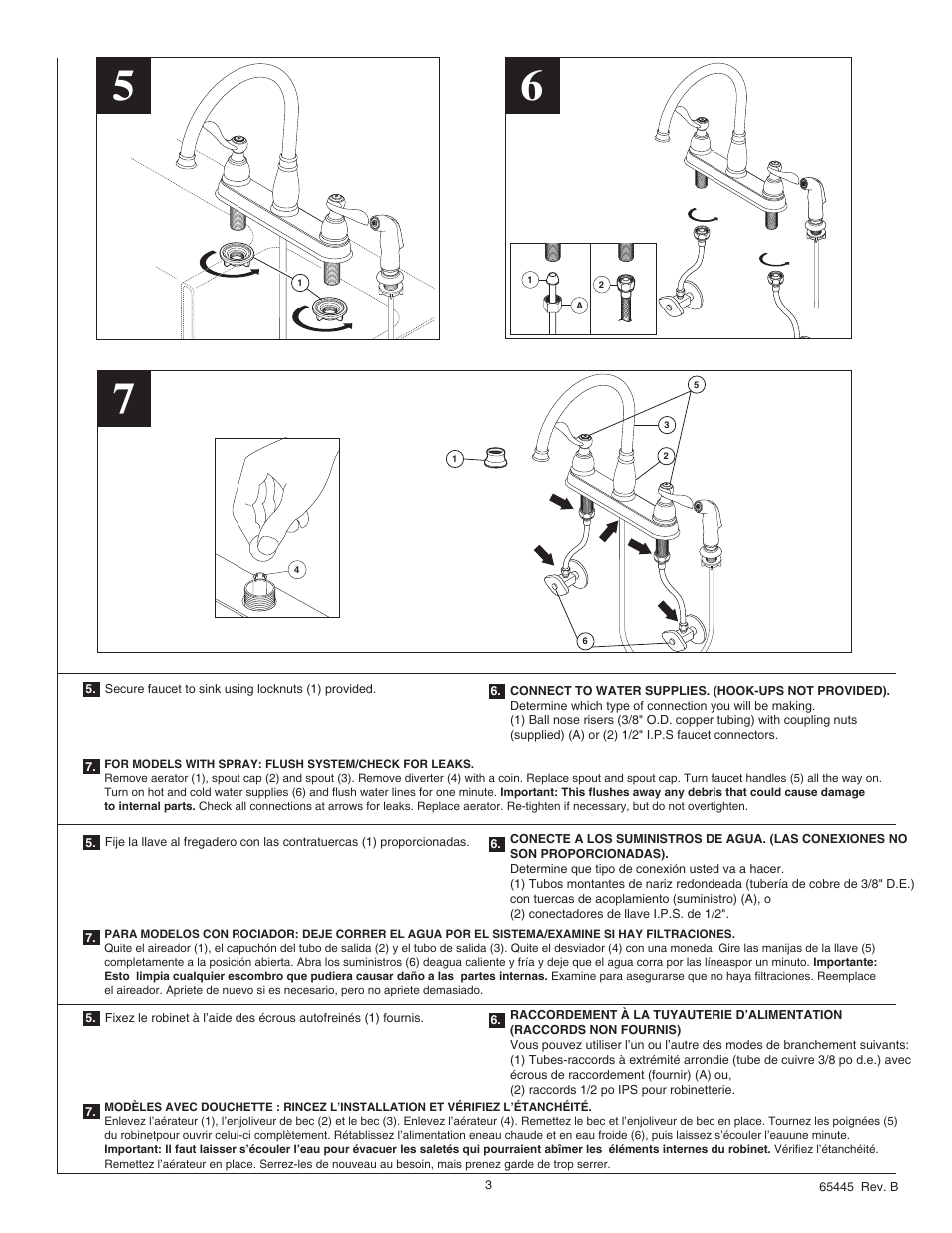 Factory Direct Hardware Delta 21996LF Windemere User Manual | Page 3 / 6