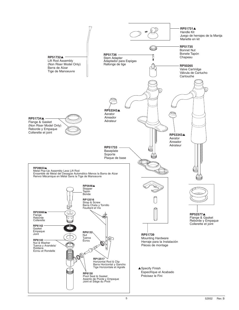 Factory Direct Hardware Delta 755LF User Manual | Page 5 / 6