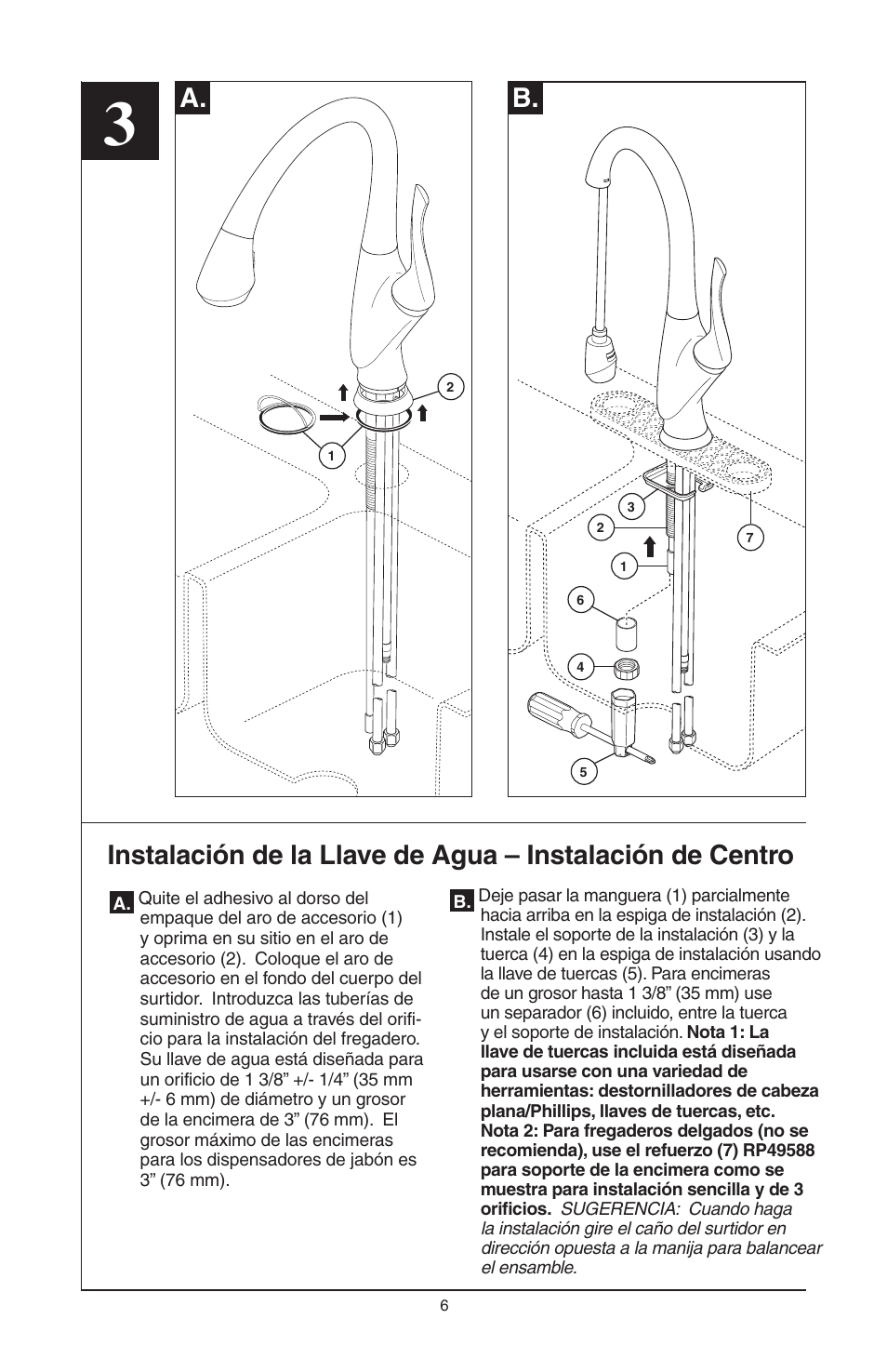 A. b | Factory Direct Hardware Brizo 63052LF Belo User Manual | Page 20 / 44