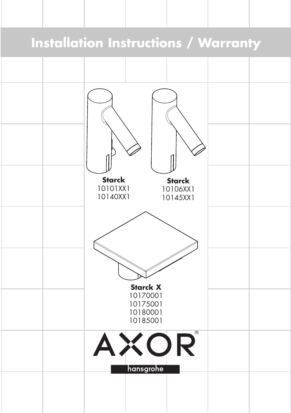 Factory Direct Hardware Hansgrohe 10175001 User Manual | 16 pages