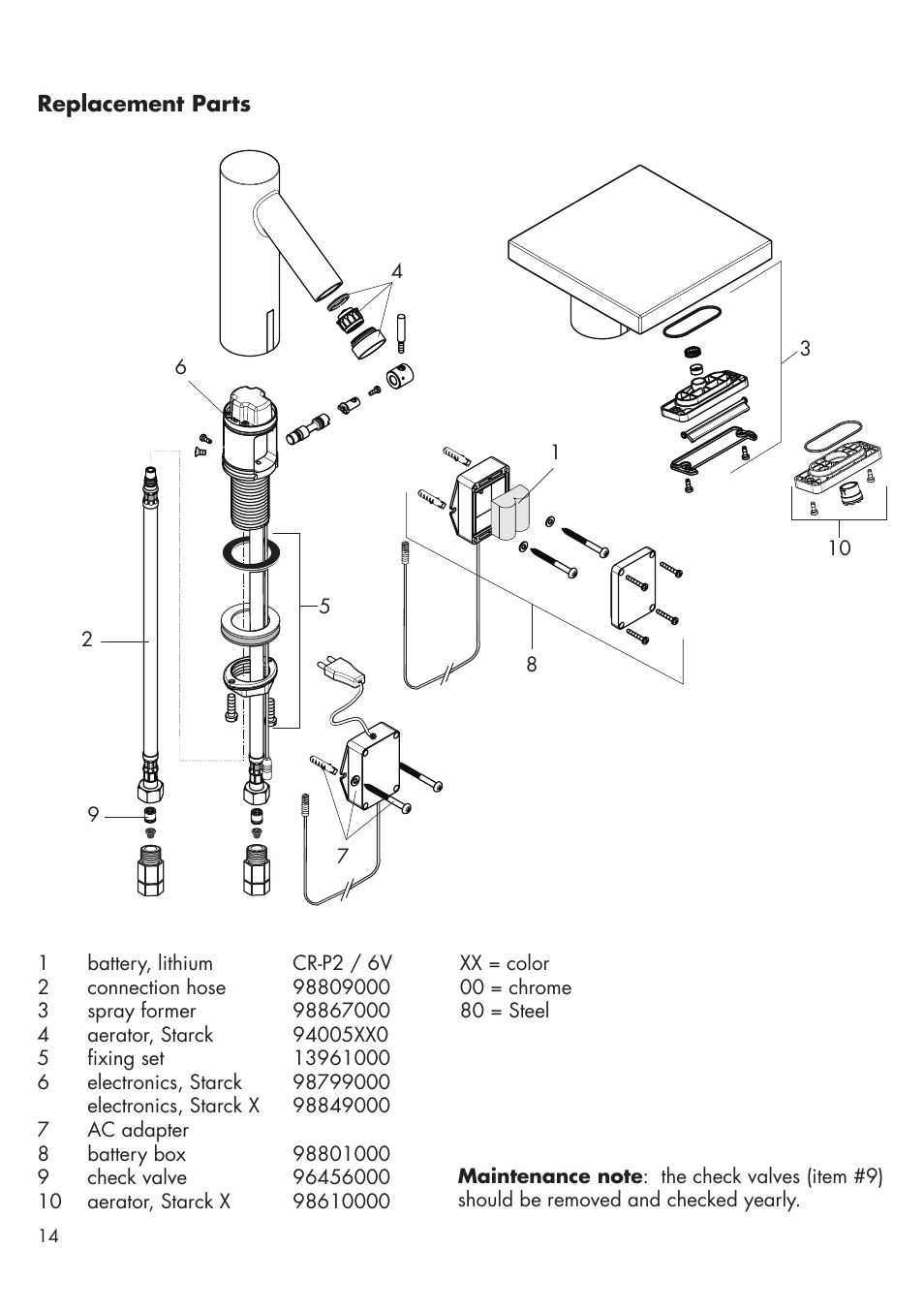 Factory Direct Hardware Hansgrohe 10175001 User Manual | Page 14 / 16