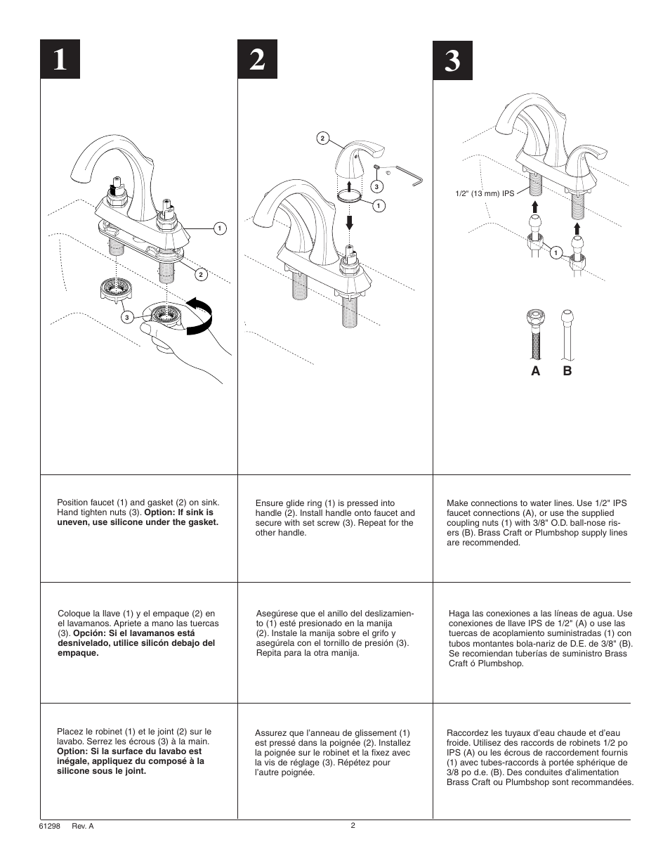 Factory Direct Hardware Delta 2592LF User Manual | Page 2 / 6