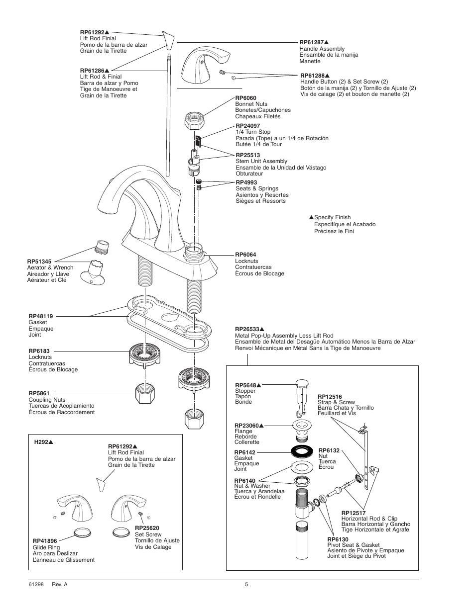 Factory Direct Hardware Delta 2592LF User Manual | Page 5 / 6