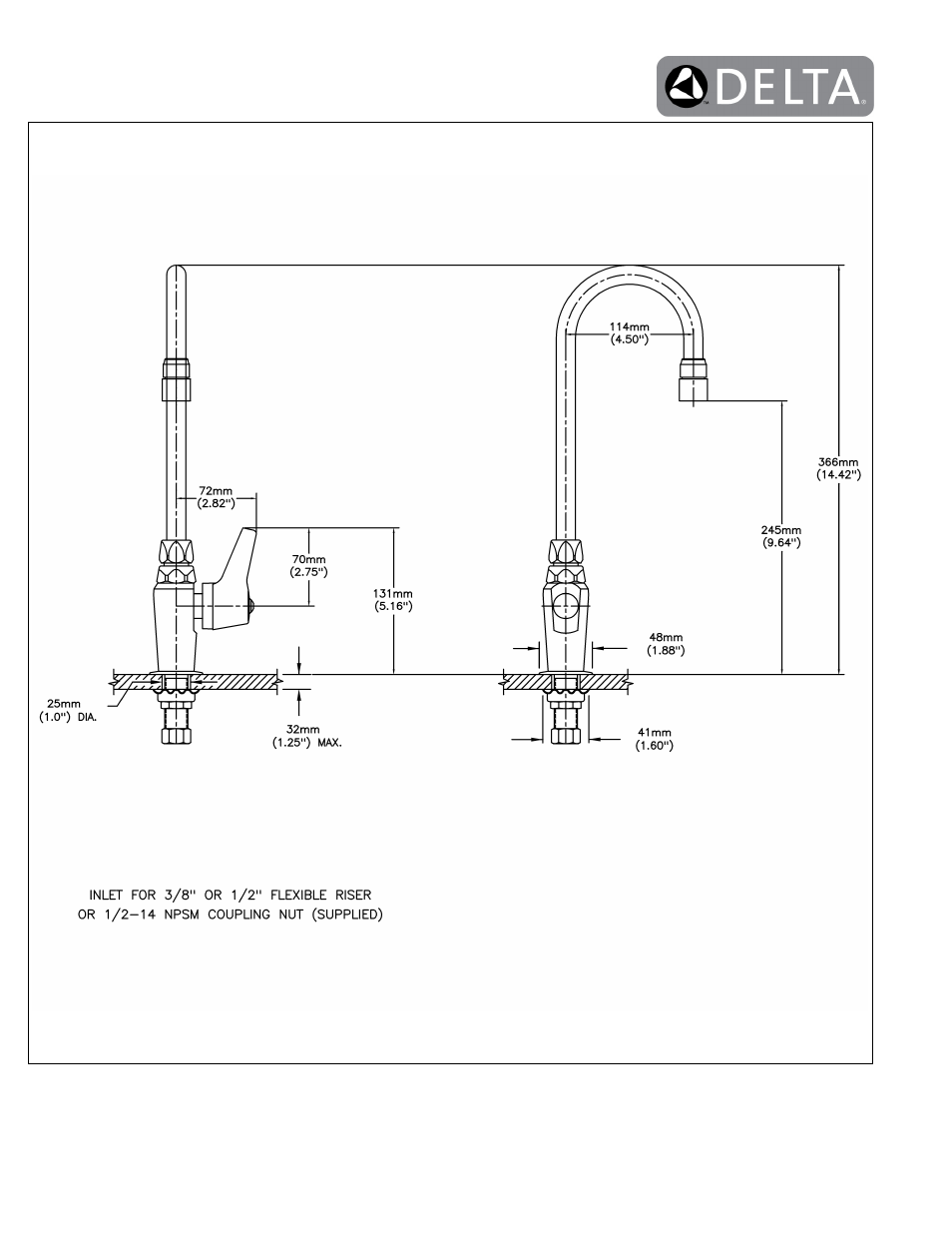 Factory Direct Hardware Delta 27C633 User Manual | Page 2 / 2