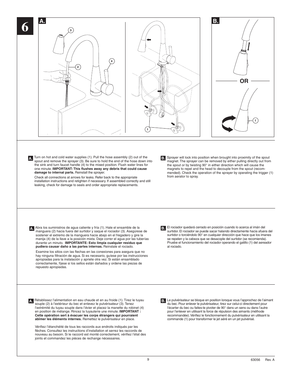 B. a | Factory Direct Hardware Brizo 63970LF Venuto User Manual | Page 9 / 12