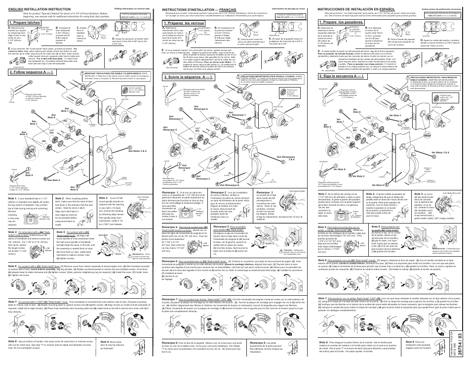 Kwikset 687DA LIP User Manual | 2 pages