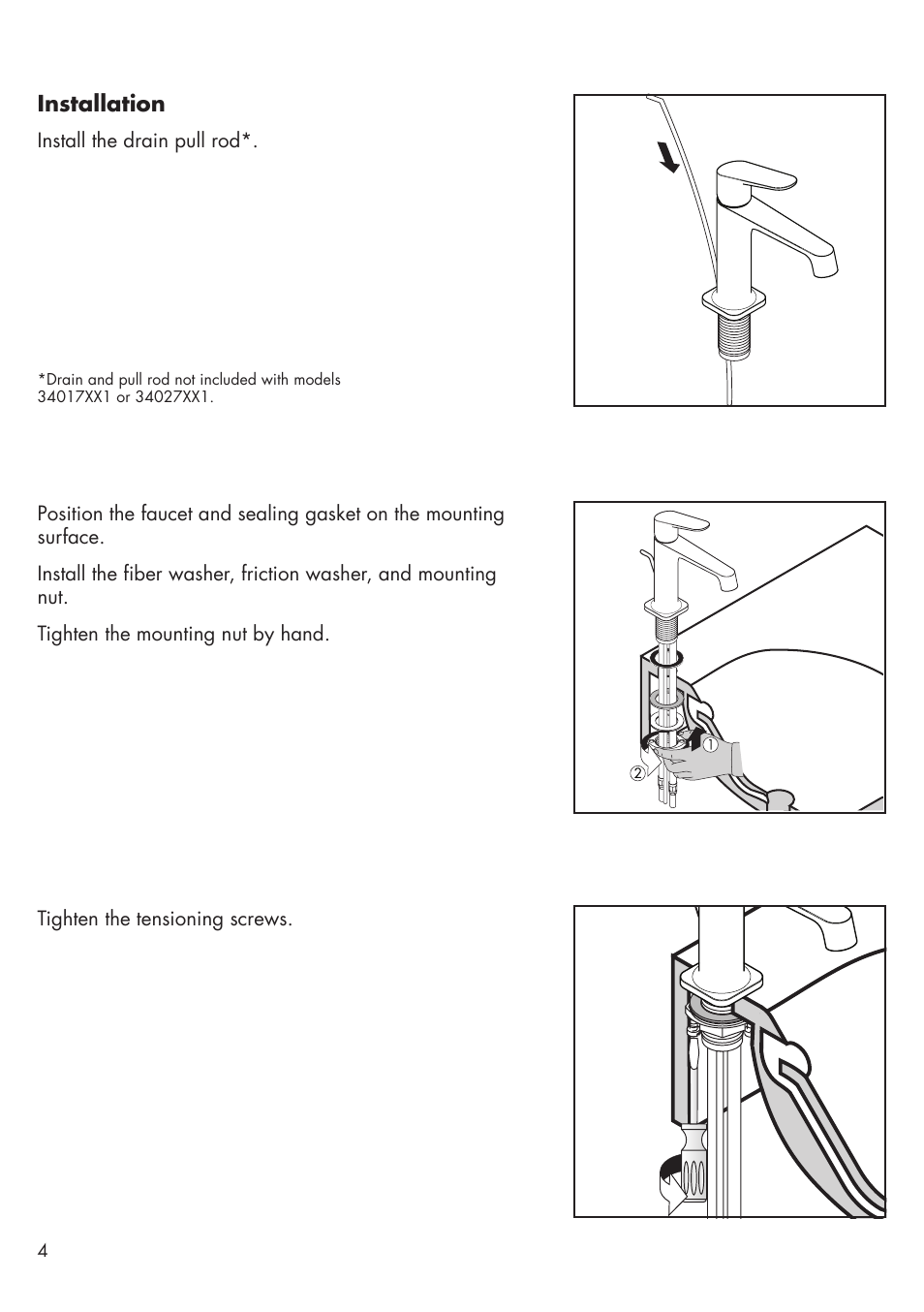 Factory Direct Hardware Hansgrohe 34010 User Manual | Page 4 / 12