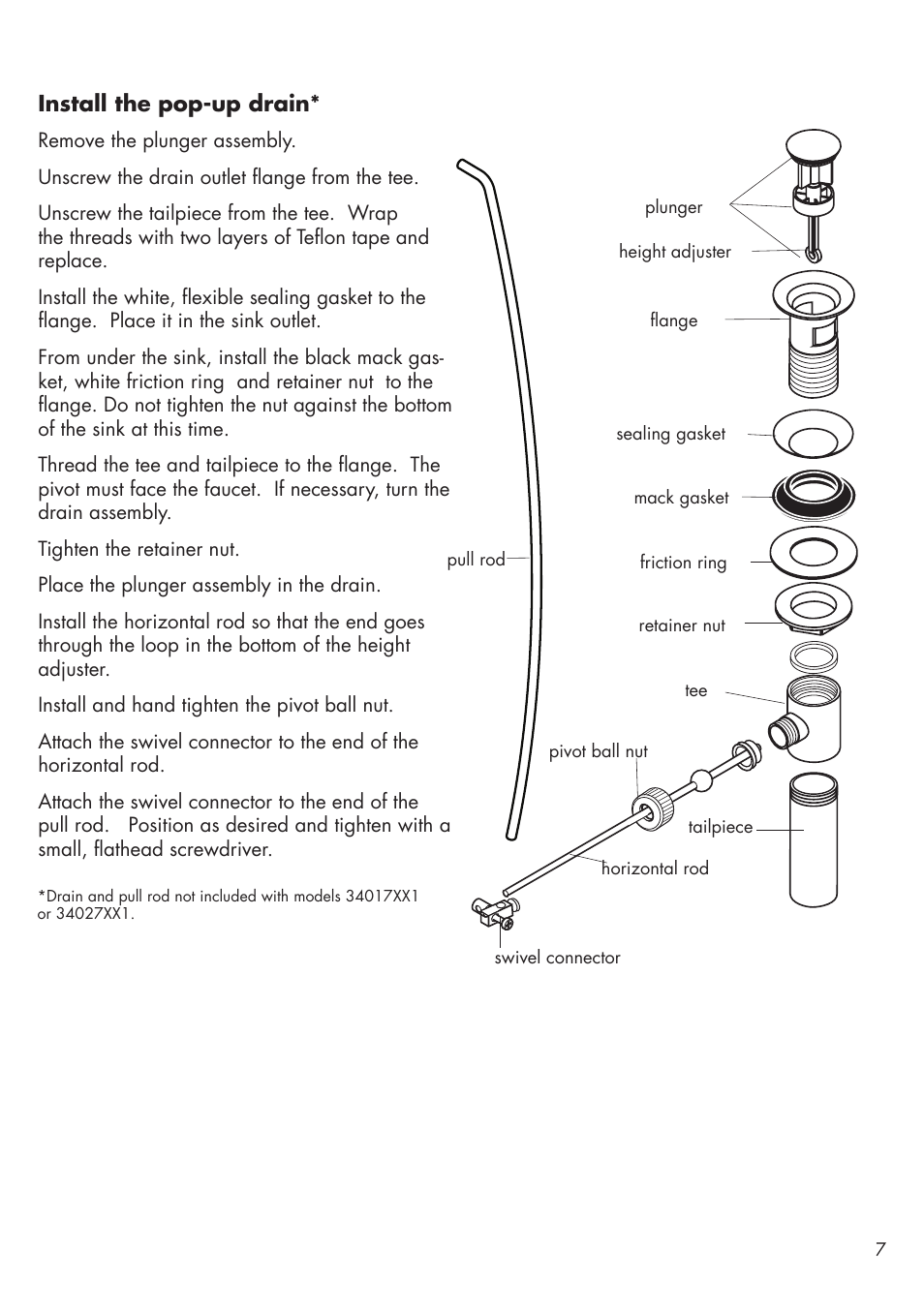 Factory Direct Hardware Hansgrohe 34010 User Manual | Page 7 / 12