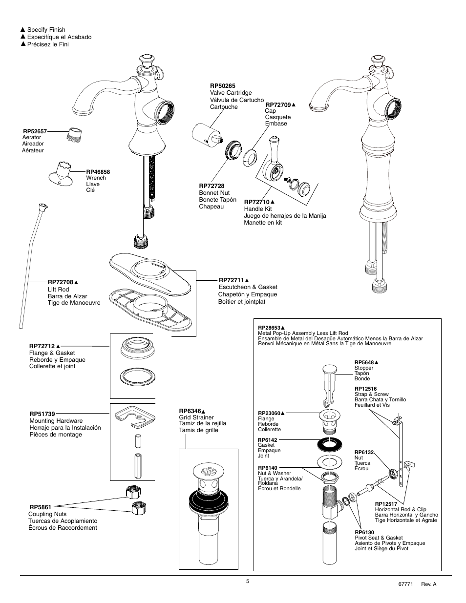 Factory Direct Hardware Delta 797LF User Manual | Page 5 / 6