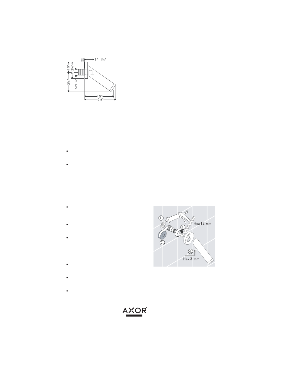Factory Direct Hardware Hansgrohe 39410 Axor Citterio User Manual | Page 4 / 8