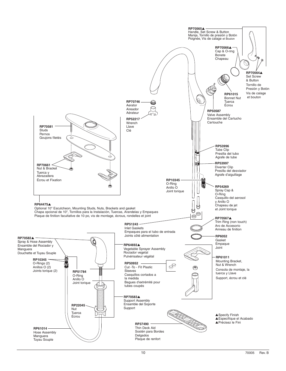 Factory Direct Hardware Brizo 61055LF Vuelo User Manual | Page 10 / 12