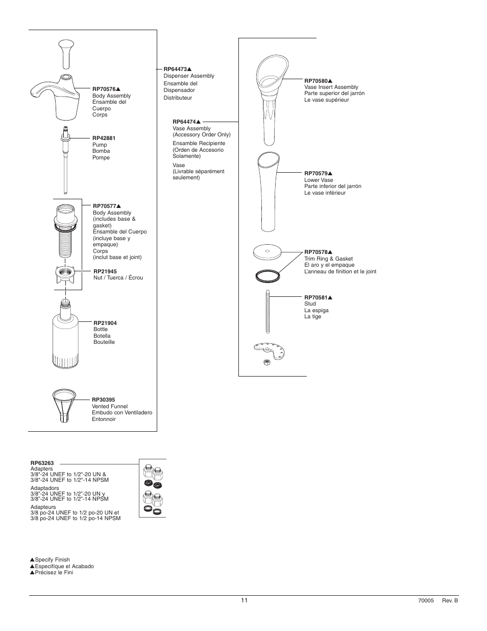 Factory Direct Hardware Brizo 61055LF Vuelo User Manual | Page 11 / 12