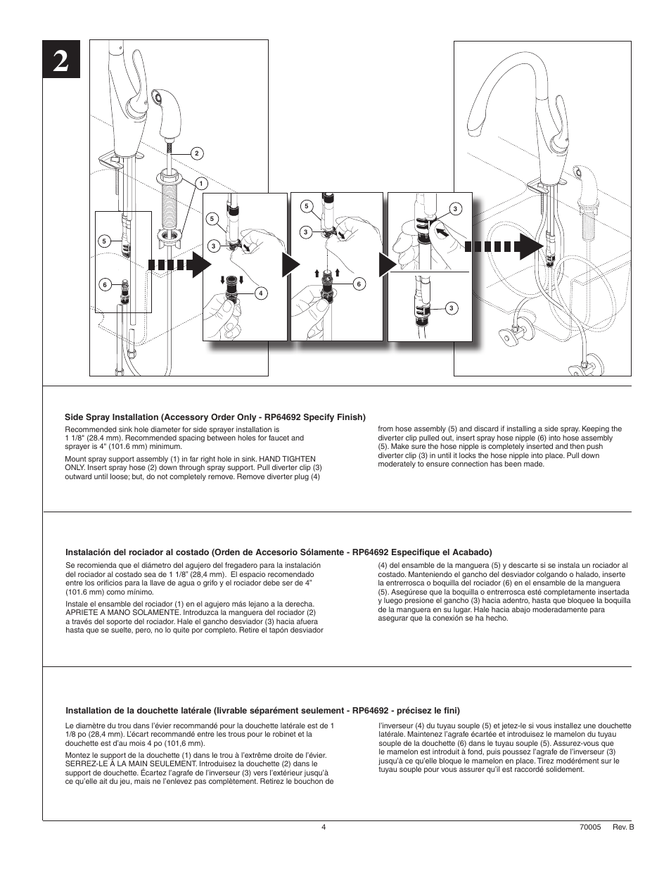 Factory Direct Hardware Brizo 61055LF Vuelo User Manual | Page 4 / 12