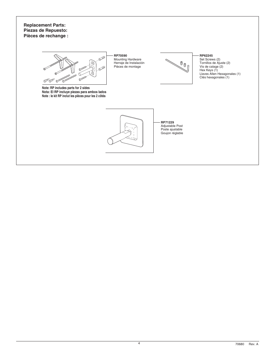 Factory Direct Hardware Brizo 698085 Charlotte User Manual | Page 4 / 4