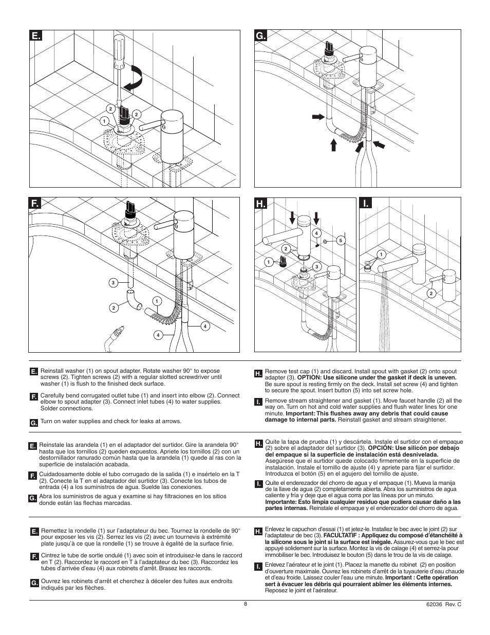 G. h. f | Factory Direct Hardware Brizo 67214 Quiessence User Manual | Page 8 / 16