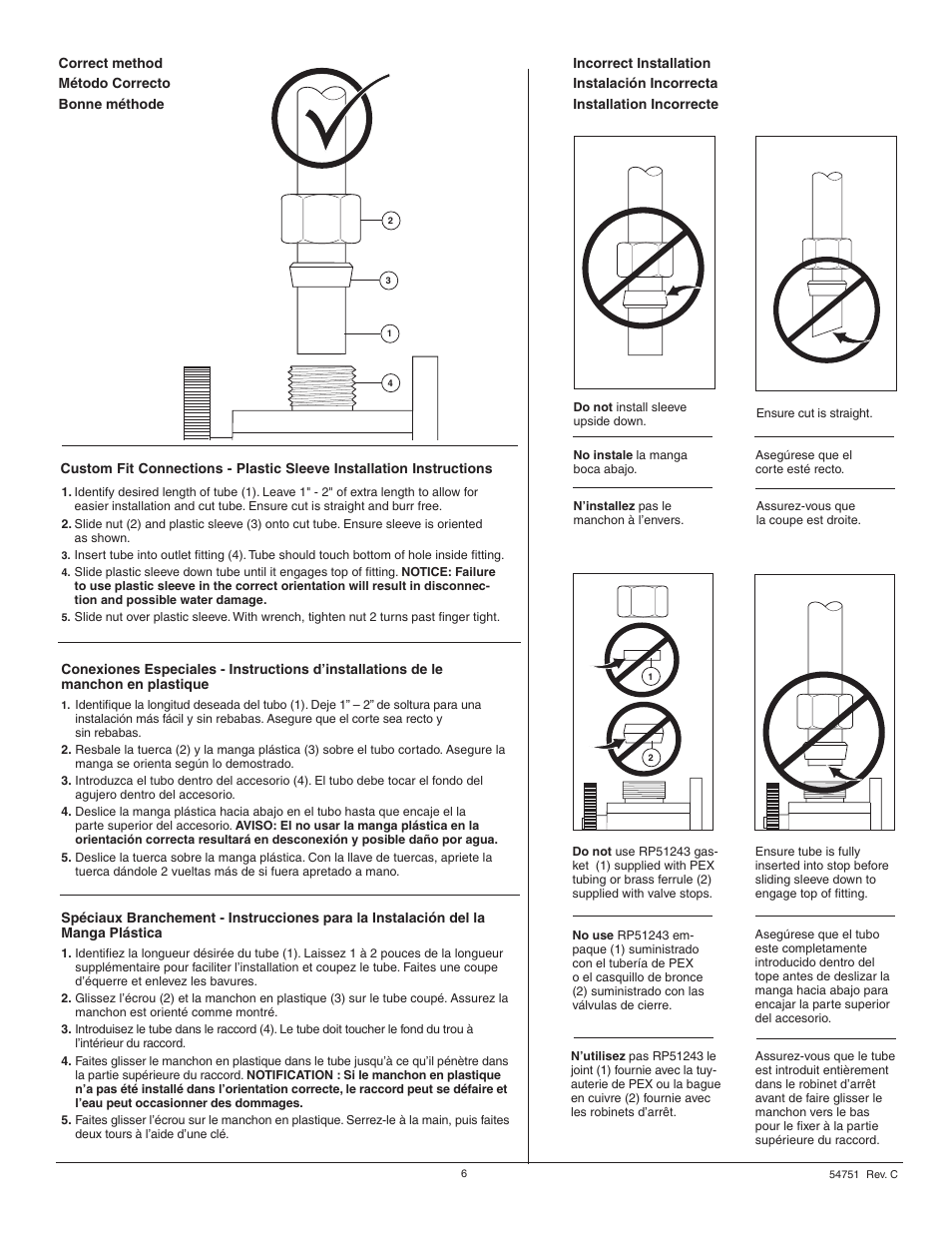 Factory Direct Hardware Delta 579-DST User Manual | Page 6 / 8