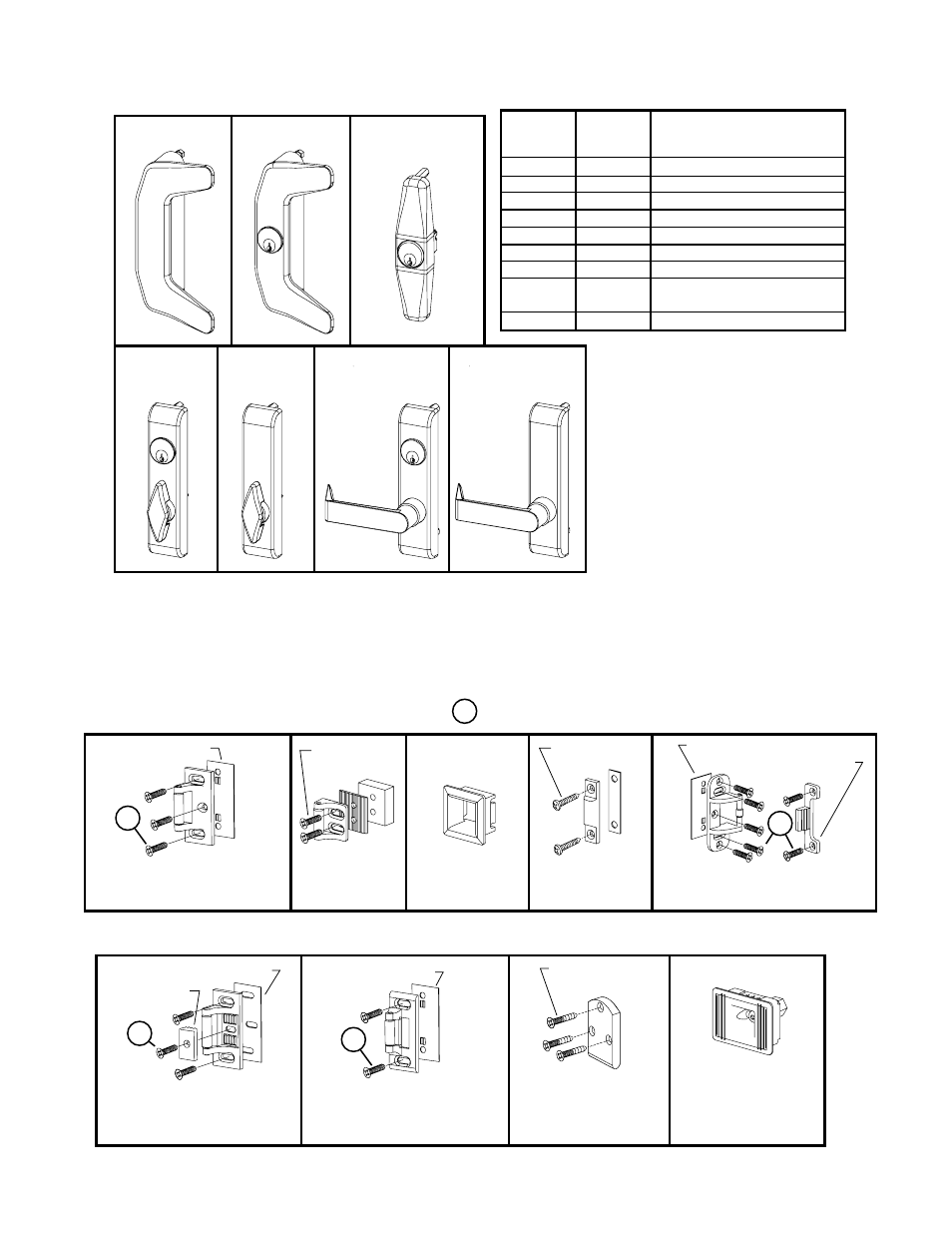 Outside trim functions, 33a/35a series finishes | Factory Direct Hardware Von Duprin 3327AEOF User Manual | Page 3 / 14