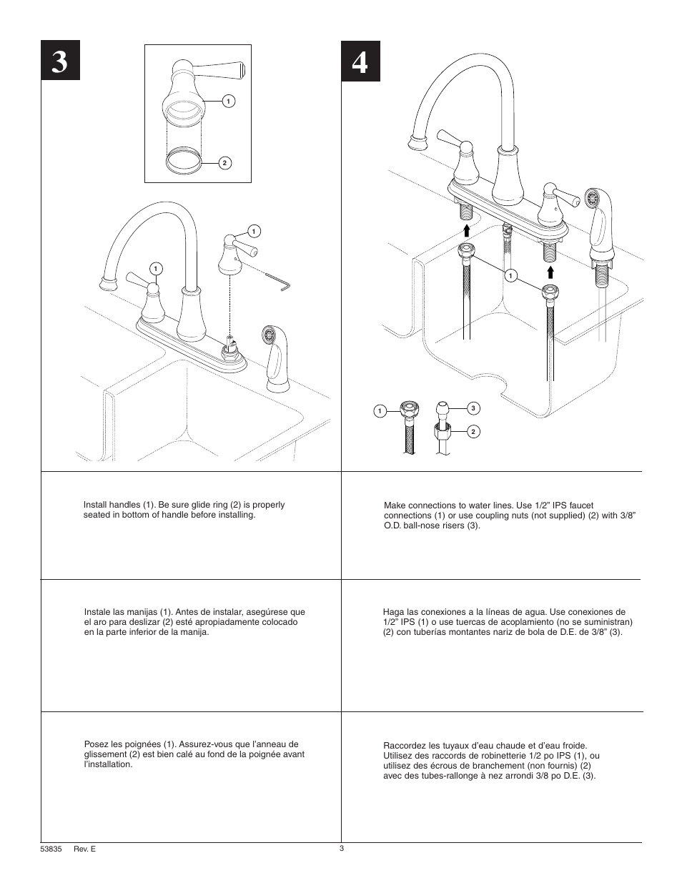 Factory Direct Hardware Delta 21902LF Lewiston User Manual | Page 3 / 6