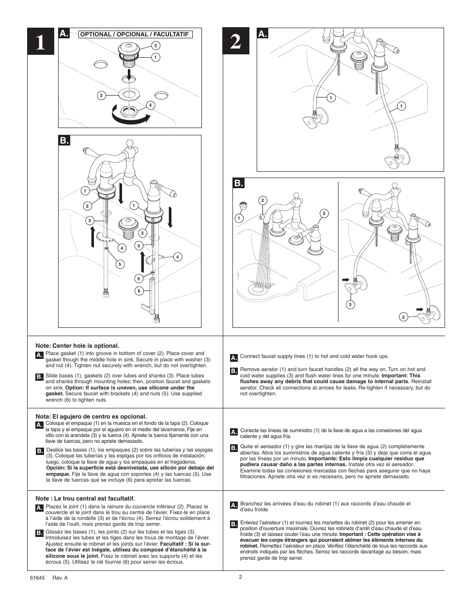 A. b. a. b | Factory Direct Hardware Brizo 65536LF User Manual | Page 2 / 4