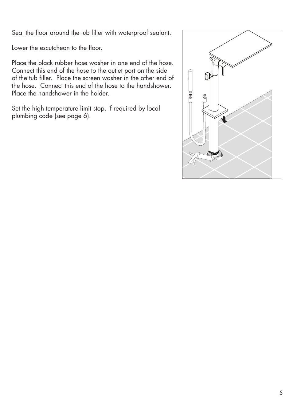 Factory Direct Hardware Hansgrohe 18450001 Axor Massaud User Manual | Page 5 / 12