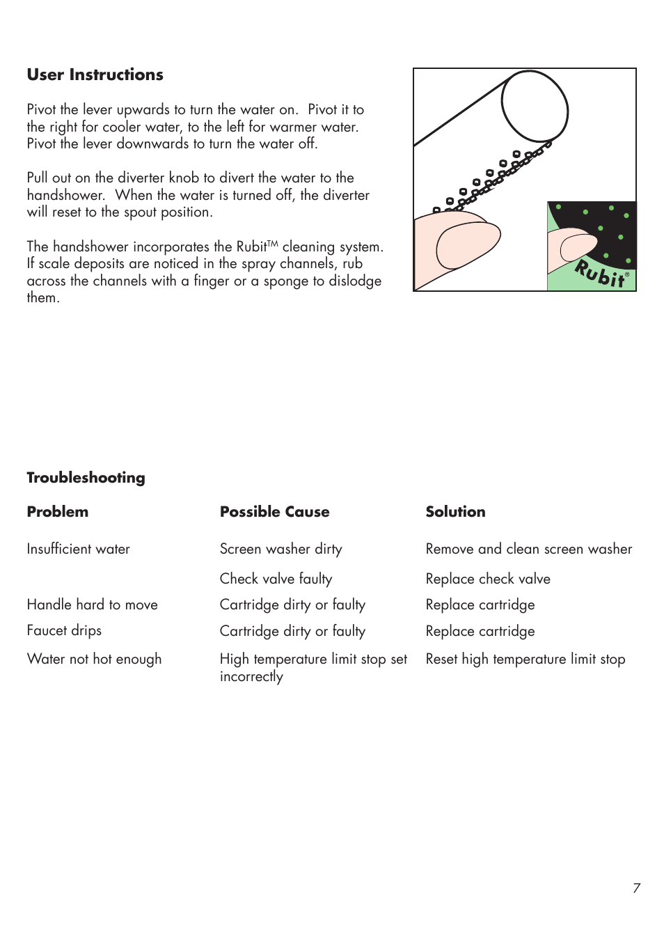 Factory Direct Hardware Hansgrohe 18450001 Axor Massaud User Manual | Page 7 / 12