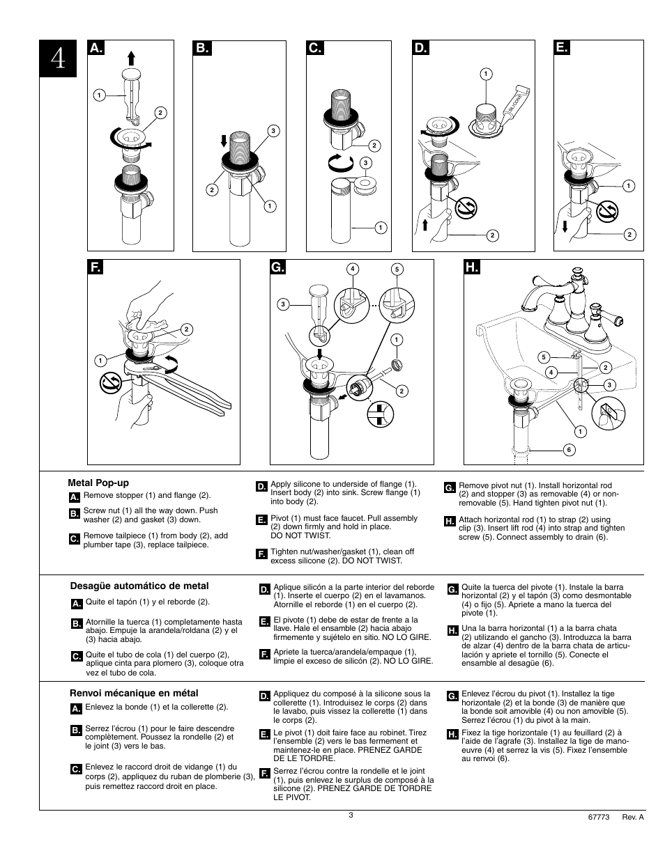 A. b. c. d. e. f. g. h | Factory Direct Hardware Delta 2597LF-MPU User Manual | Page 3 / 6