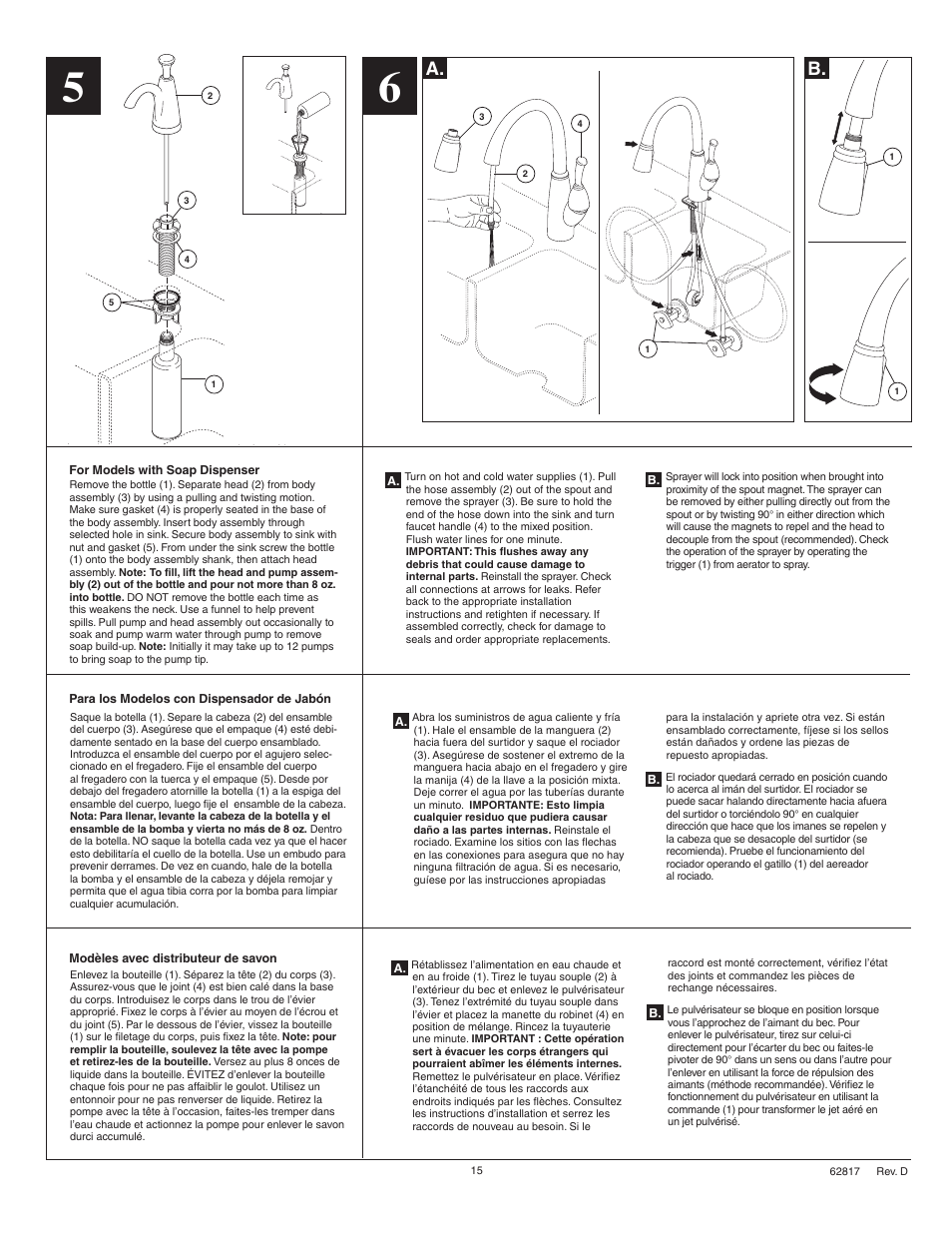 B. a | Factory Direct Hardware Delta 16968-SSSD-DST Talbott  User Manual | Page 15 / 16