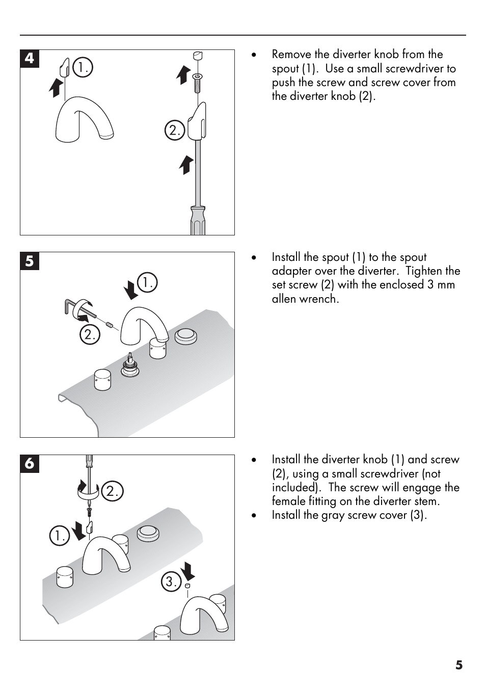 Factory Direct Hardware Hansgrohe 10454 Axor Starck User Manual | Page 5 / 12