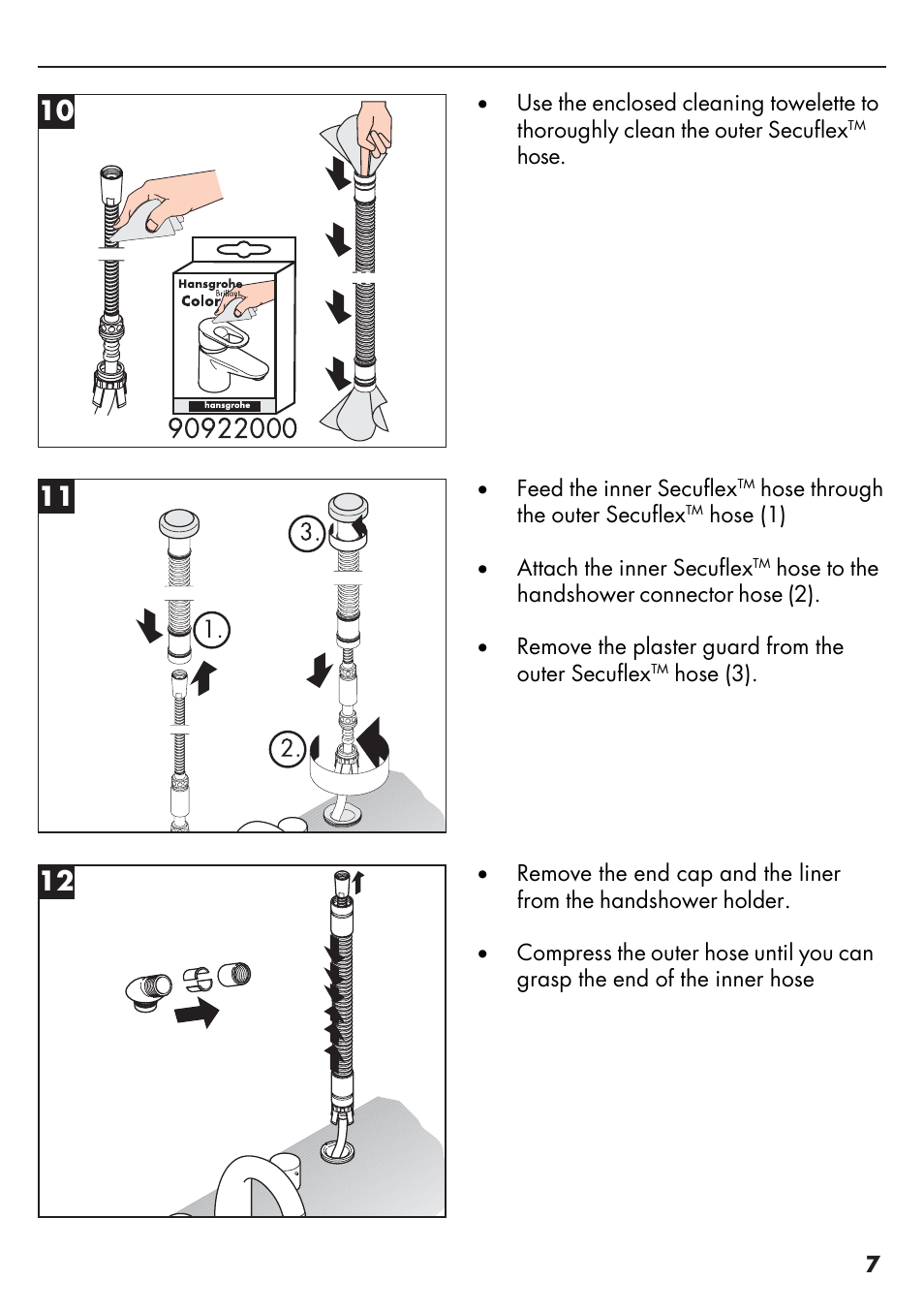 Factory Direct Hardware Hansgrohe 10454 Axor Starck User Manual | Page 7 / 12