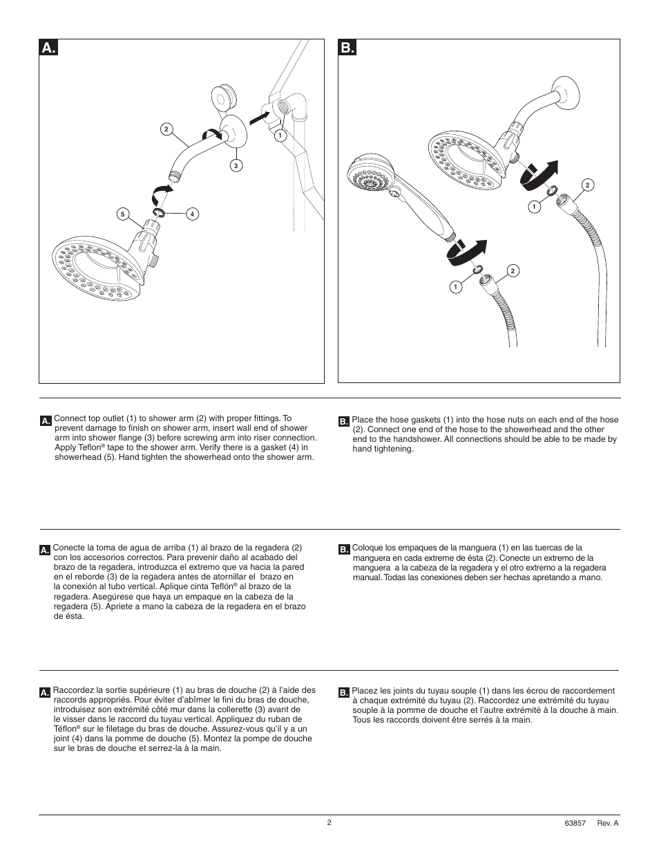 A. b | Factory Direct Hardware Delta 58065 In2ition User Manual | Page 3 / 4