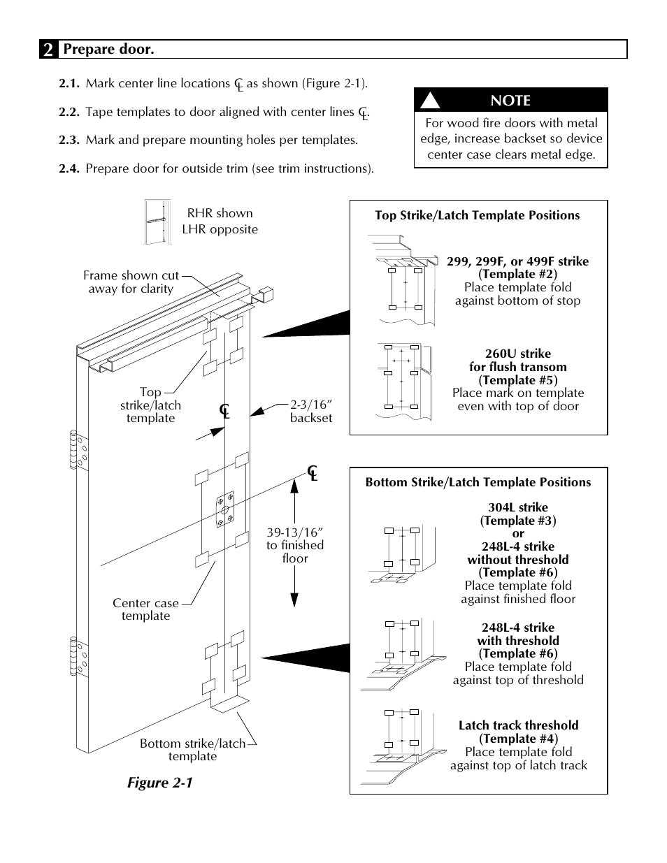 Factory Direct Hardware Von Duprin 2227EOF4 User Manual | Page 5 / 16