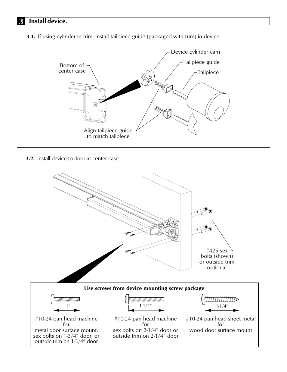 Factory Direct Hardware Von Duprin 2227EOF4 User Manual | Page 6 / 16