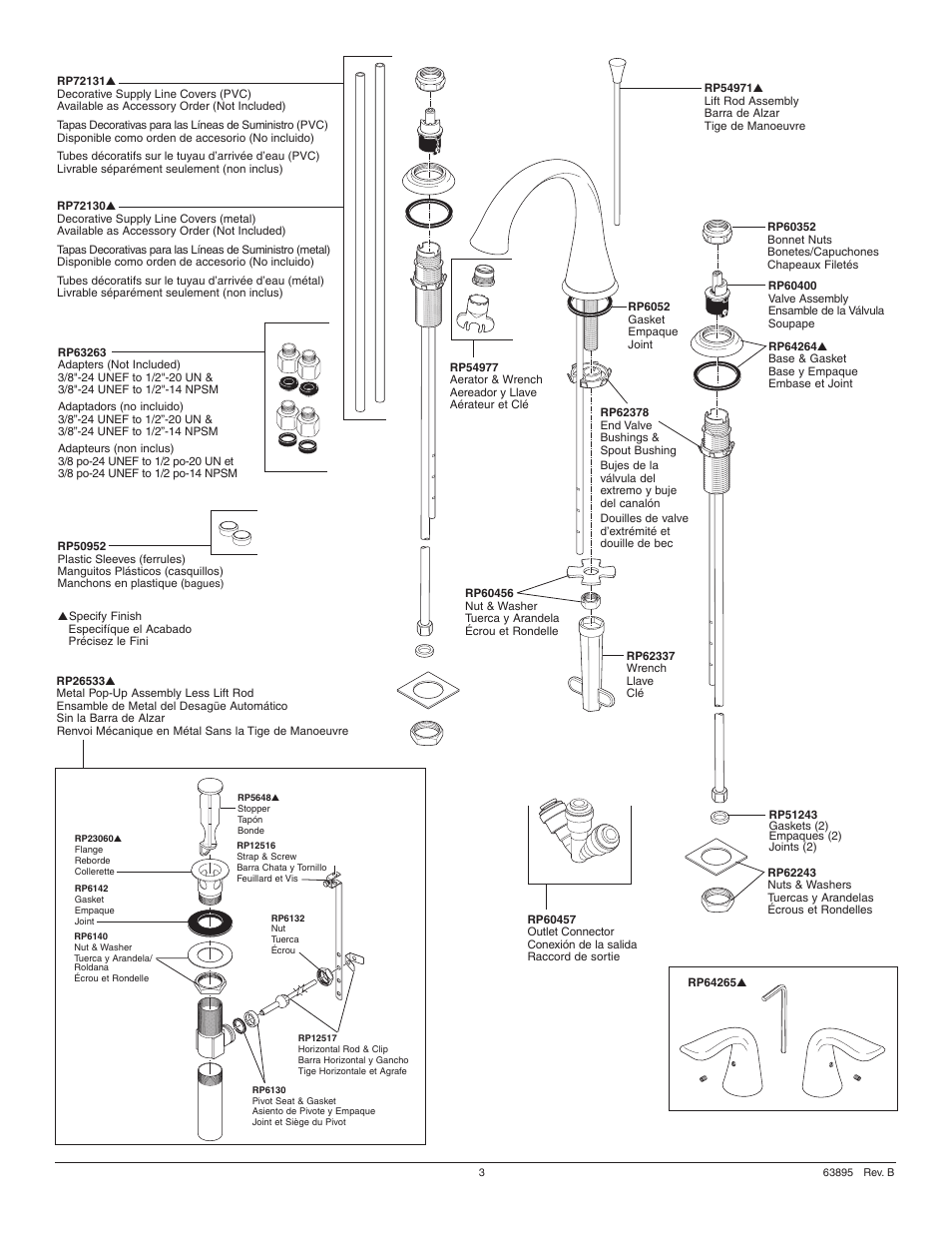 Factory Direct Hardware Delta 3538-MPU-DST User Manual | Page 3 / 8