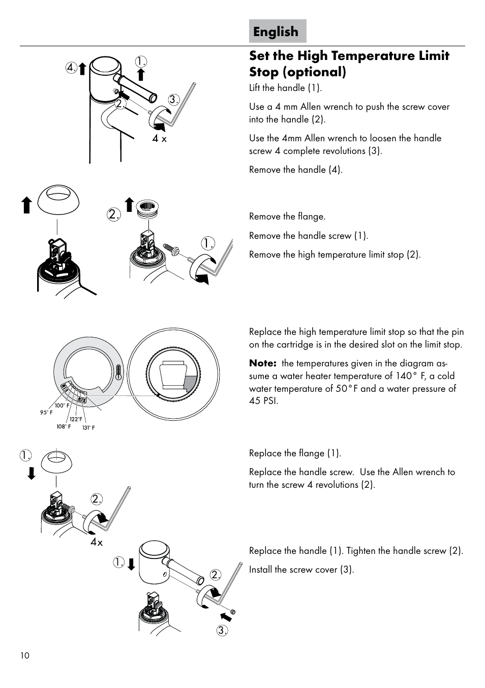Factory Direct Hardware Hansgrohe 11020 User Manual | Page 10 / 20