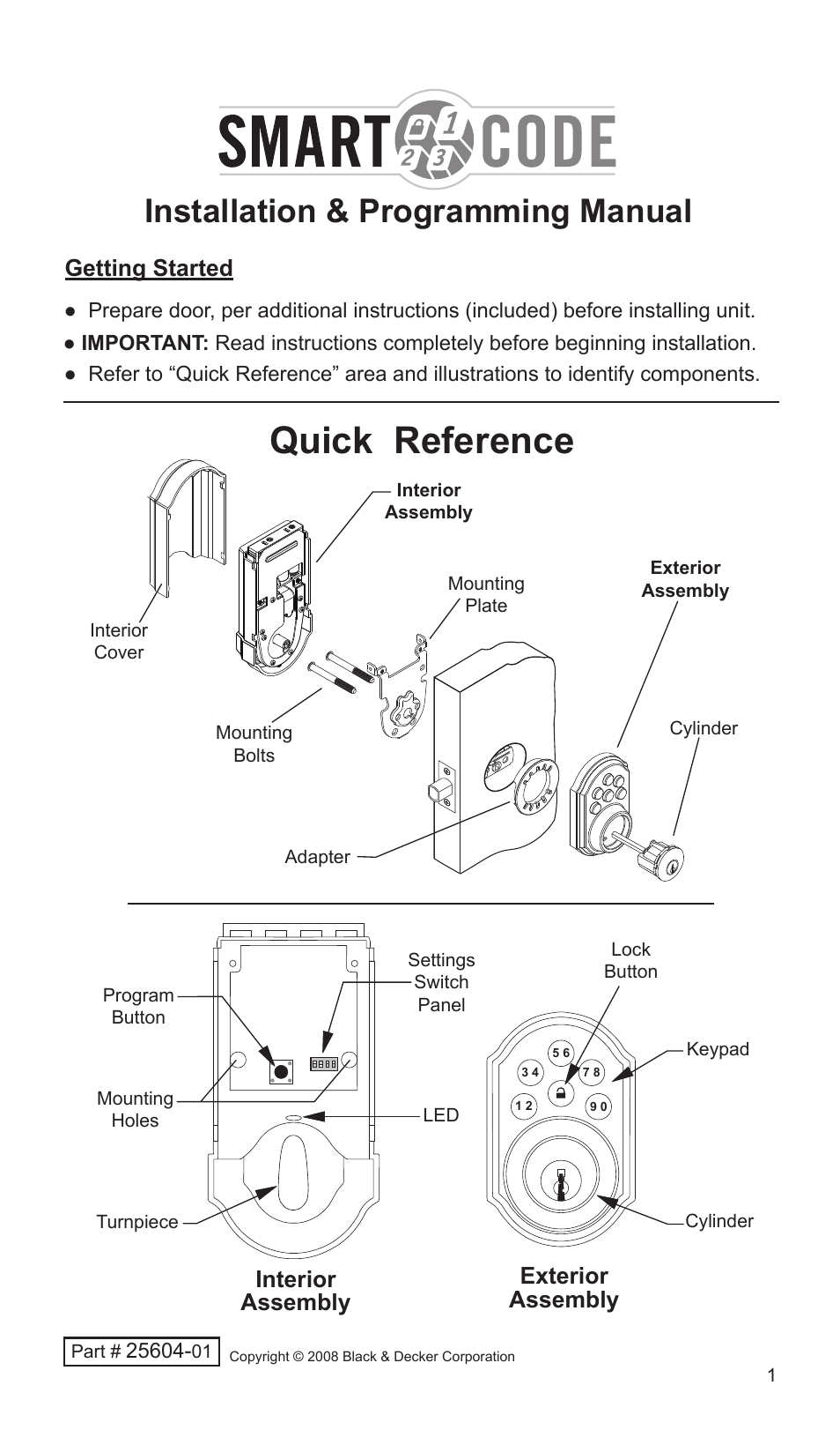 Factory Direct Hardware Kwikset 907-S User Manual | 24 pages