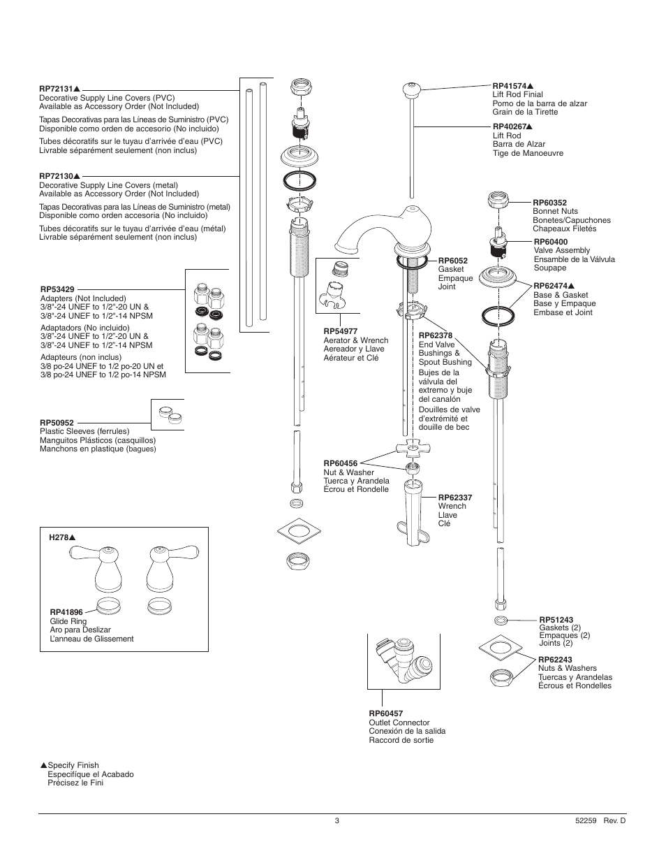 Factory Direct Hardware Delta 3578-MPU-DST User Manual | Page 3 / 12