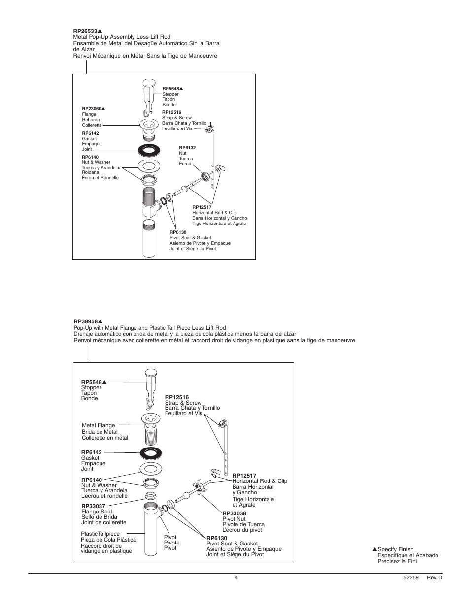 Factory Direct Hardware Delta 3578-MPU-DST User Manual | Page 4 / 12