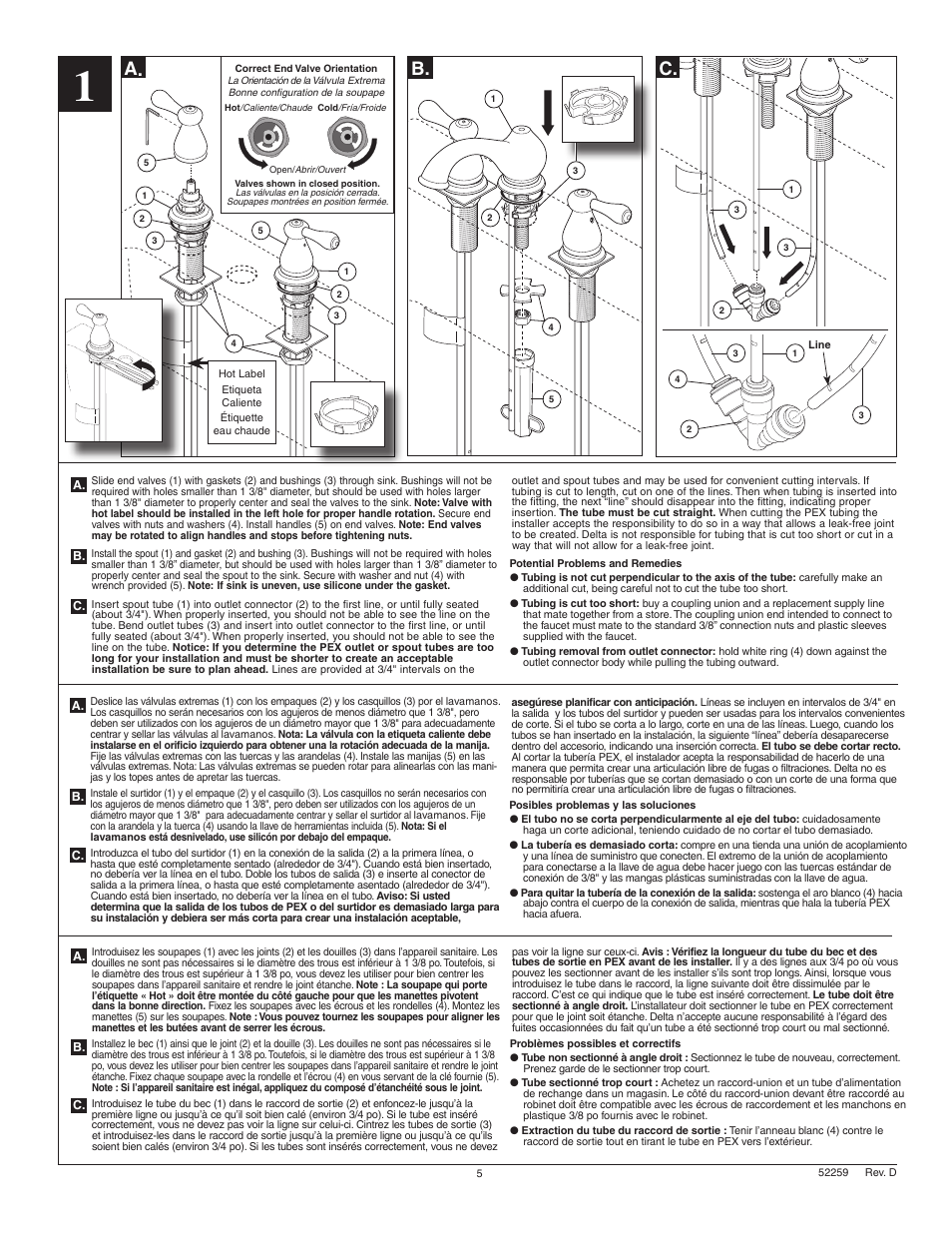 A. b | Factory Direct Hardware Delta 3578-MPU-DST User Manual | Page 5 / 12