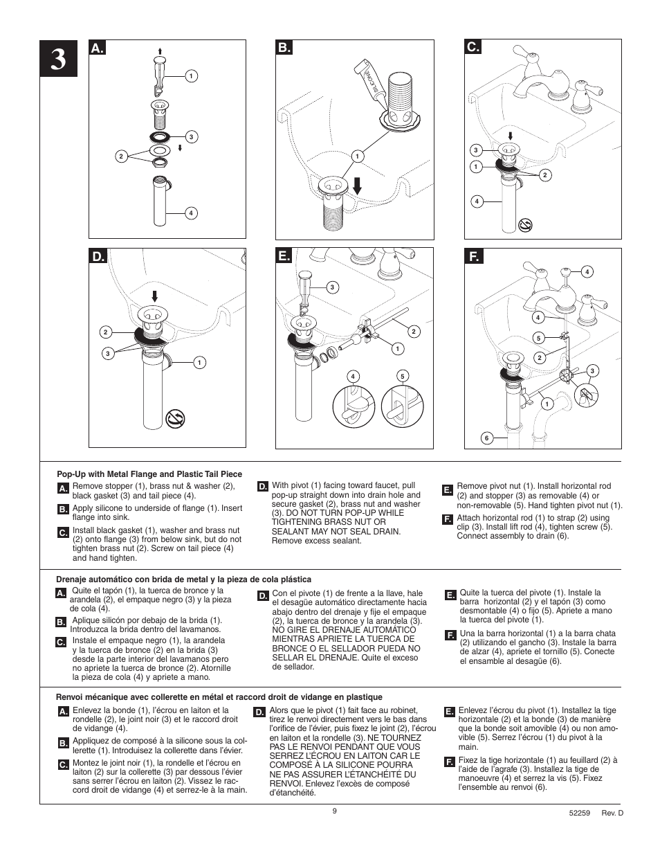 A. b. d. e, C. f | Factory Direct Hardware Delta 3578-MPU-DST User Manual | Page 9 / 12