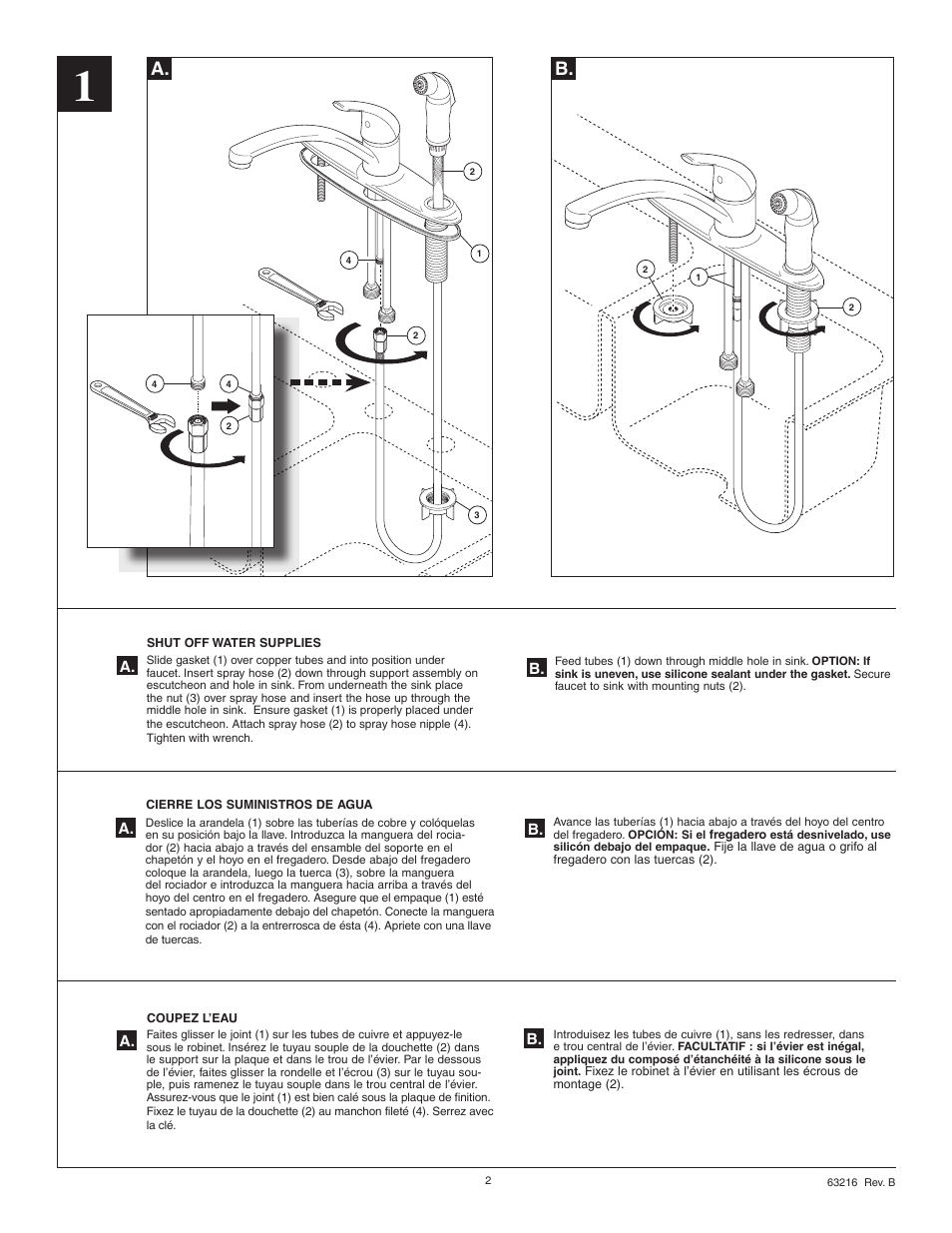 Factory Direct Hardware Delta 13900LF Classic User Manual | Page 2 / 6