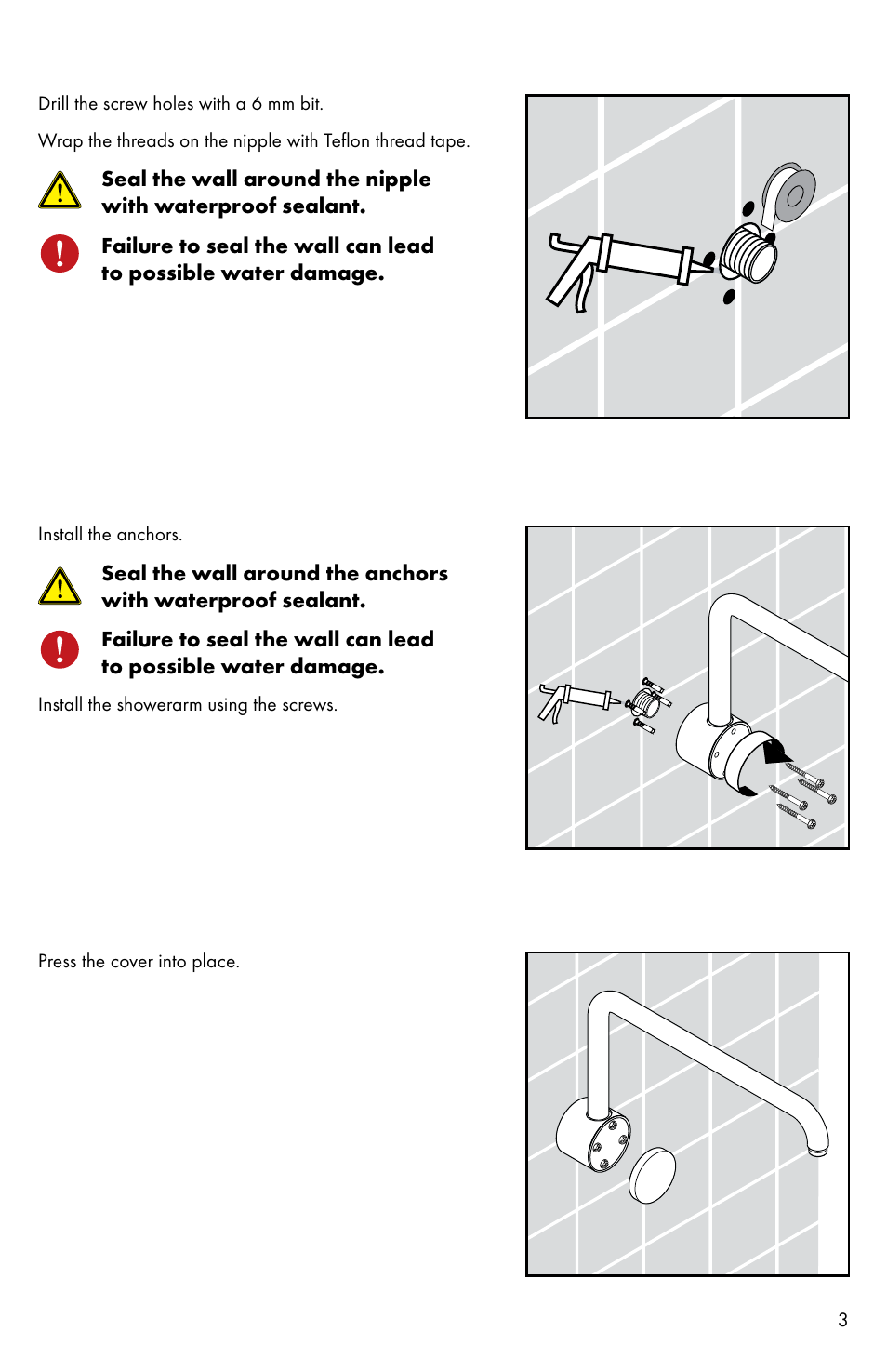 Factory Direct Hardware Hansgrohe 06476 Raindance User Manual | Page 3 / 8
