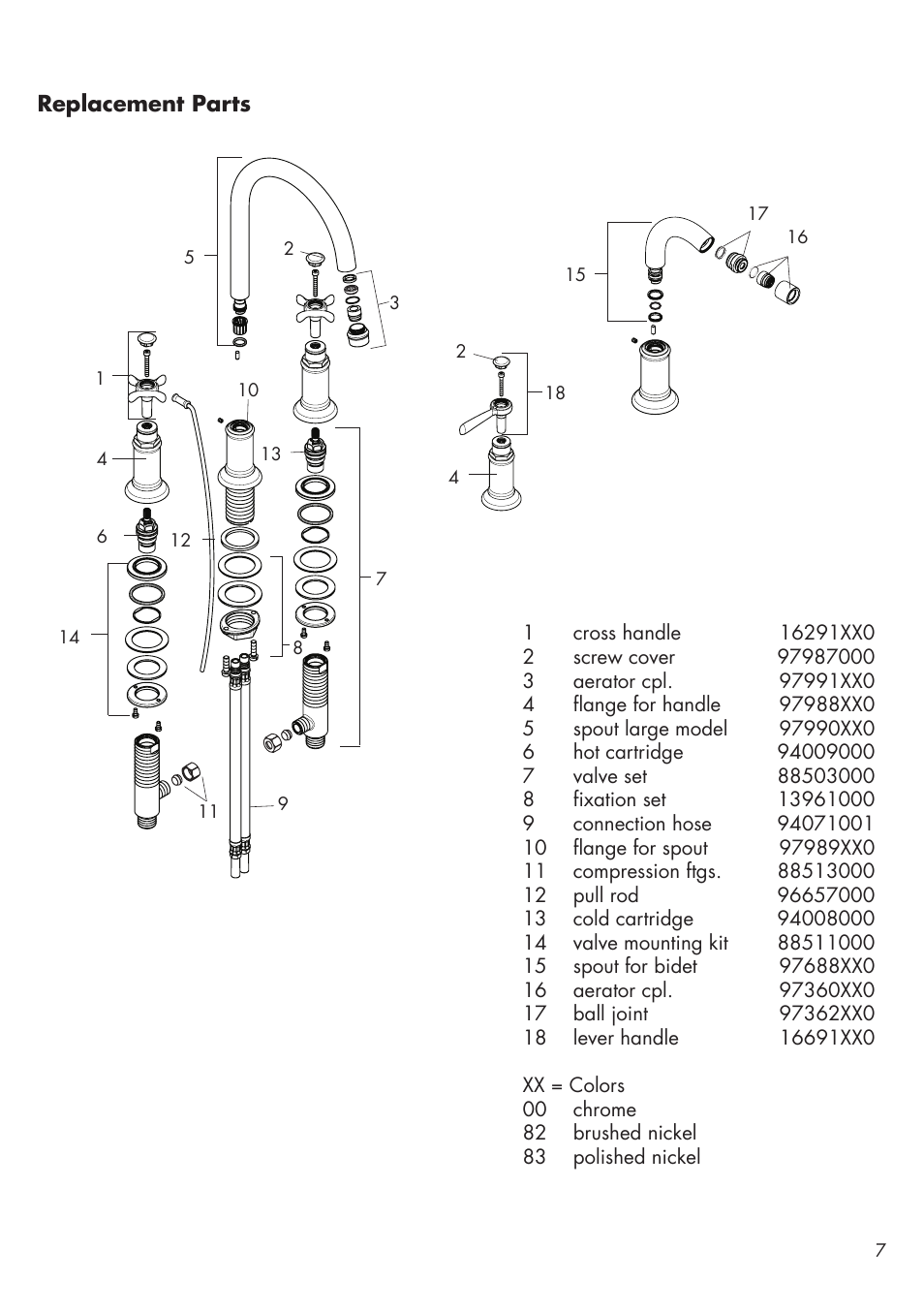 Factory Direct Hardware Hansgrohe 16514 User Manual | Page 7 / 12