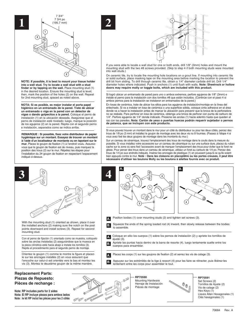 Factory Direct Hardware Brizo 695085 Charlotte User Manual | Page 2 / 2