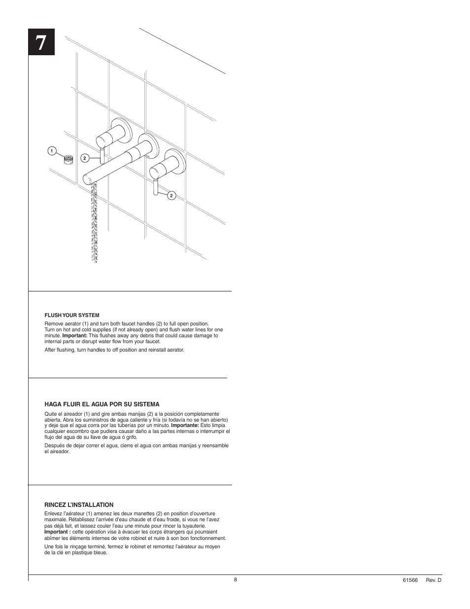 Factory Direct Hardware Brizo 65814LF User Manual | Page 8 / 8