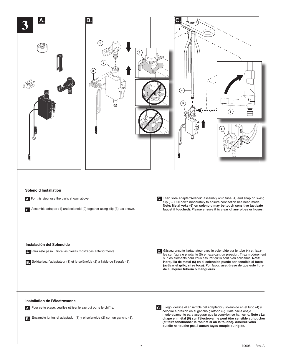 B. c | Factory Direct Hardware Brizo 64355LF Vuelo User Manual | Page 7 / 16