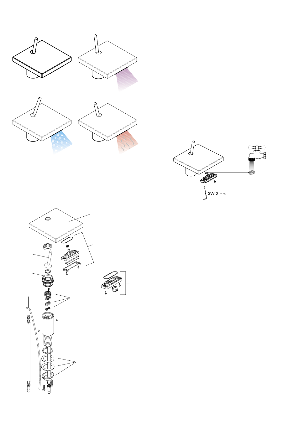 Replacement parts | Factory Direct Hardware Hansgrohe 10071001 User Manual | Page 6 / 8