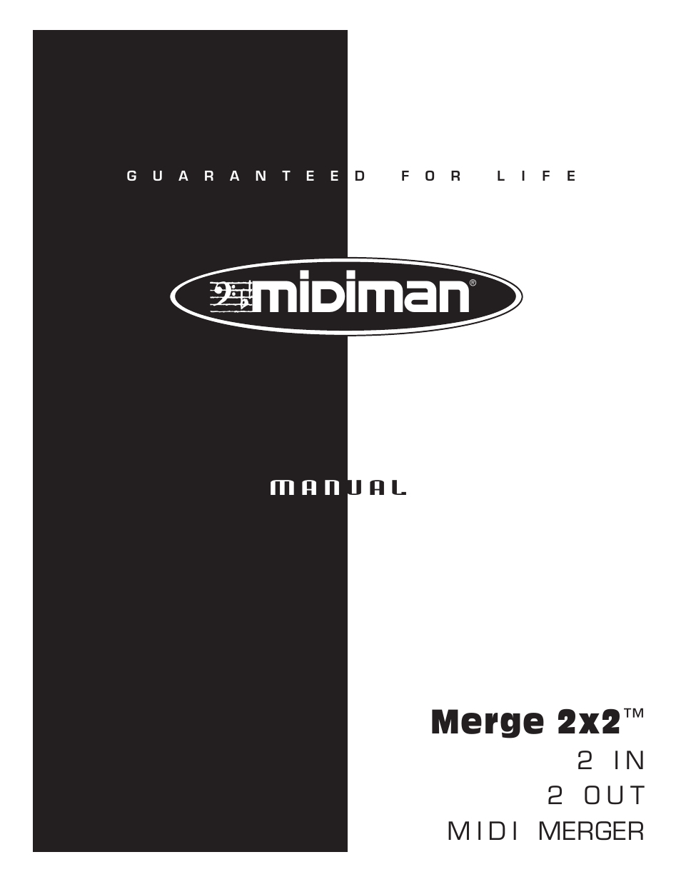 M-AUDIO Merge 2x2 User Manual | 4 pages