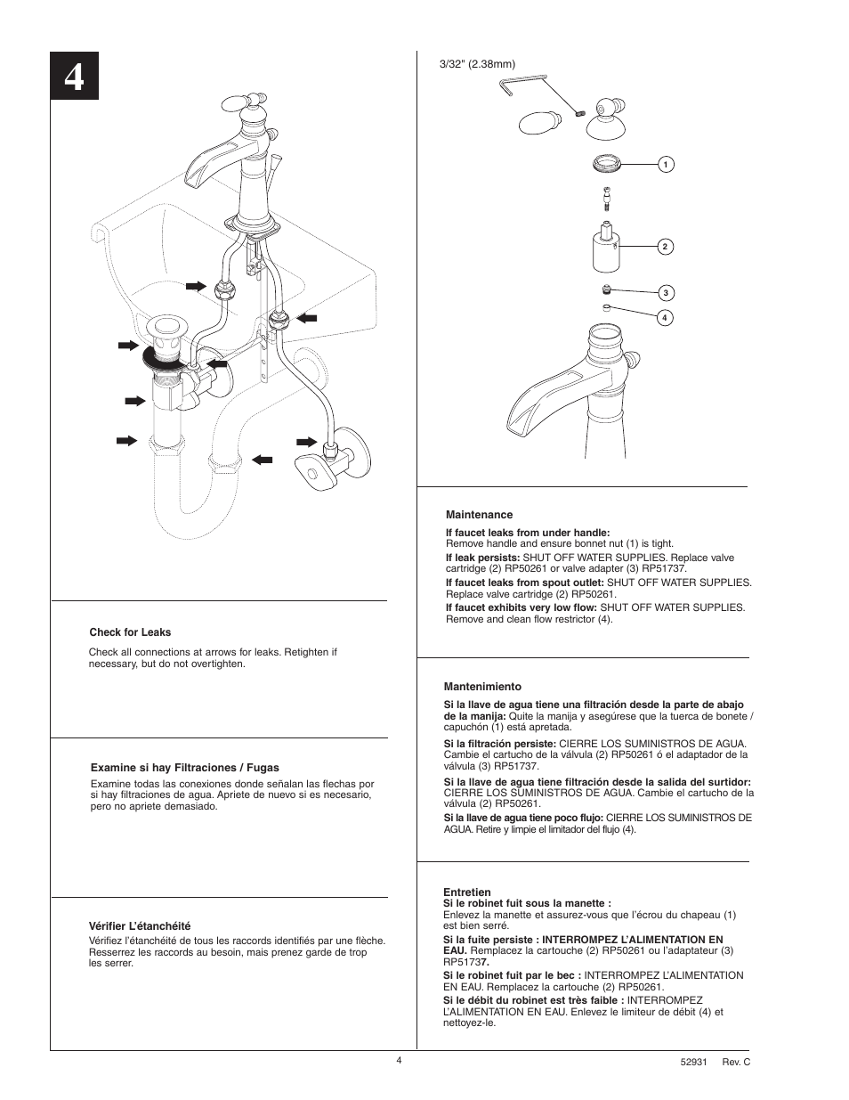 Factory Direct Hardware Delta 554LF User Manual | Page 4 / 6