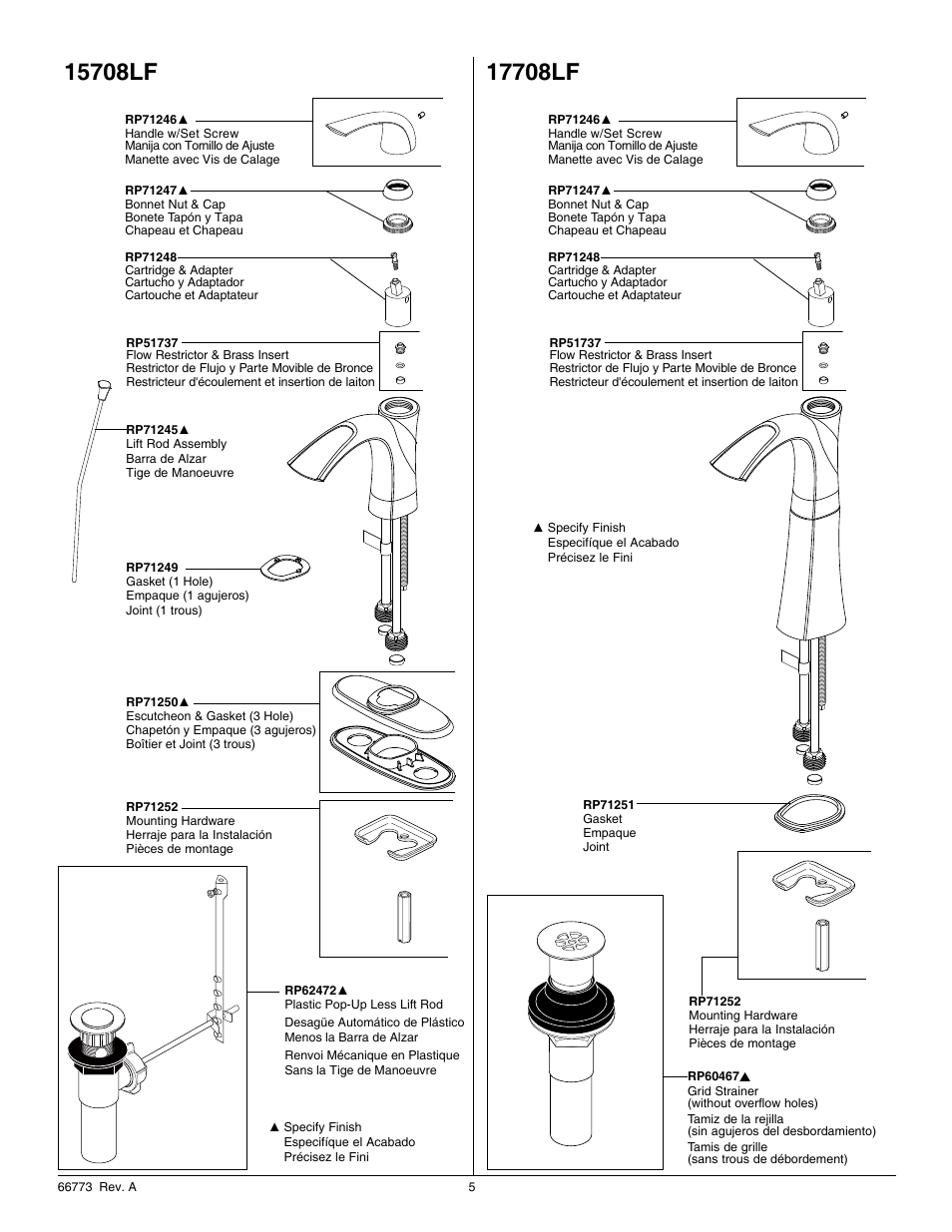 Factory Direct Hardware Delta 591-HGMHDF User Manual | Page 5 / 6
